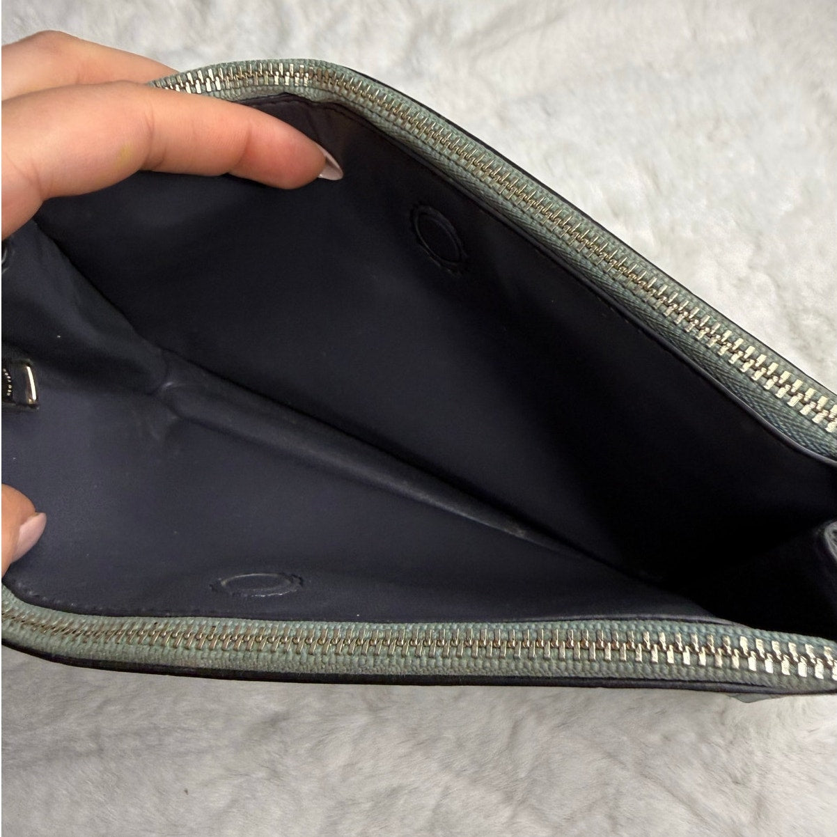 COACH Blue Pouch