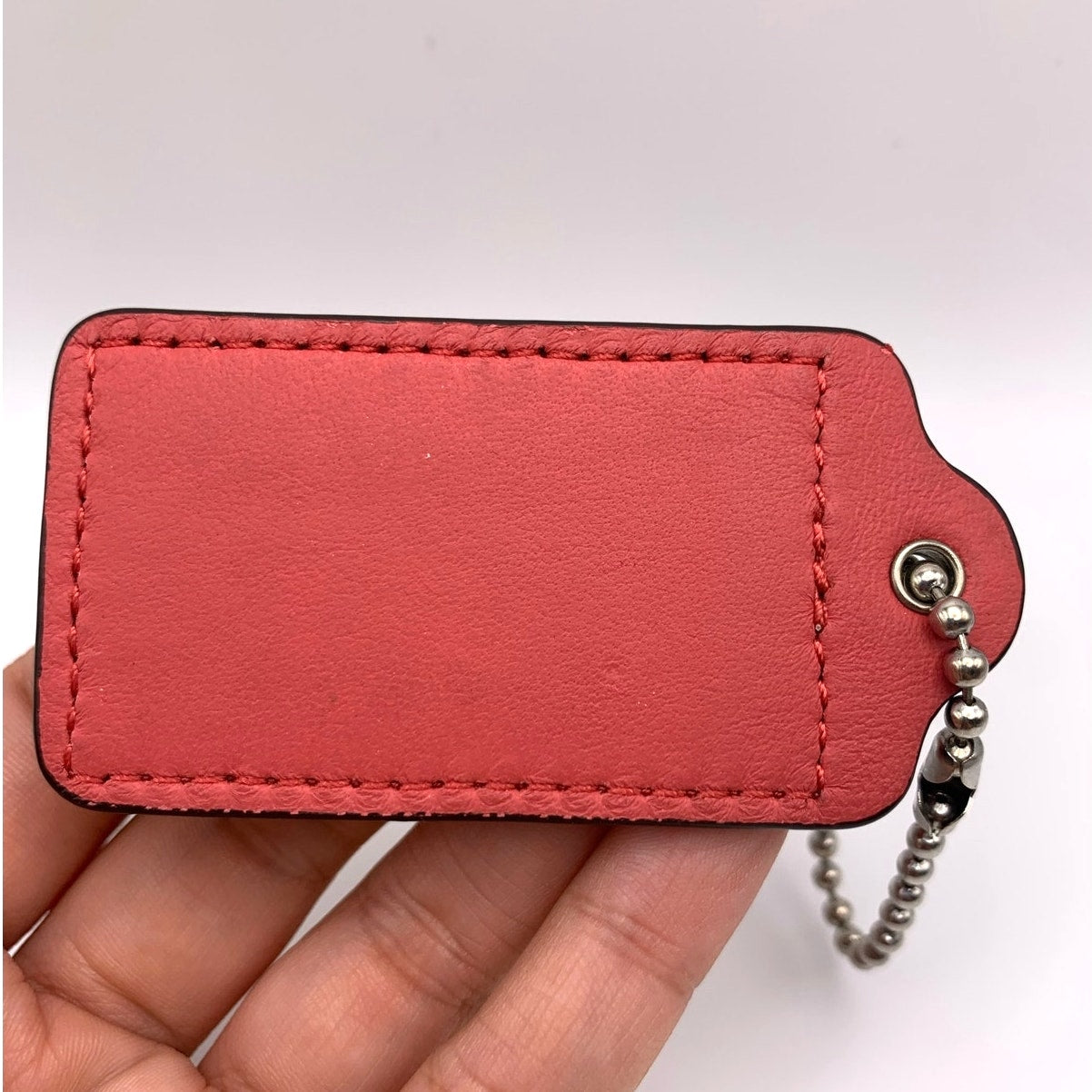 2.5" COACH Fob Bag Charm Hang tag Hangtag