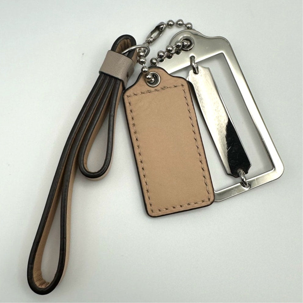 2" COACH Set of 3 Fob Bag Charm Hang tag Hangtag