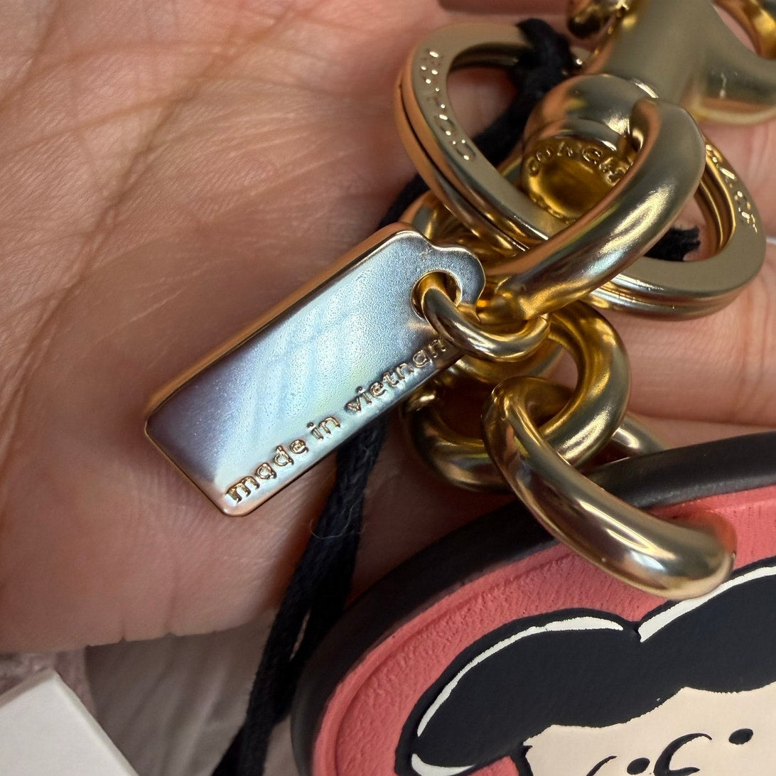 NWT COACH X Peanuts Lucy Bag Charm