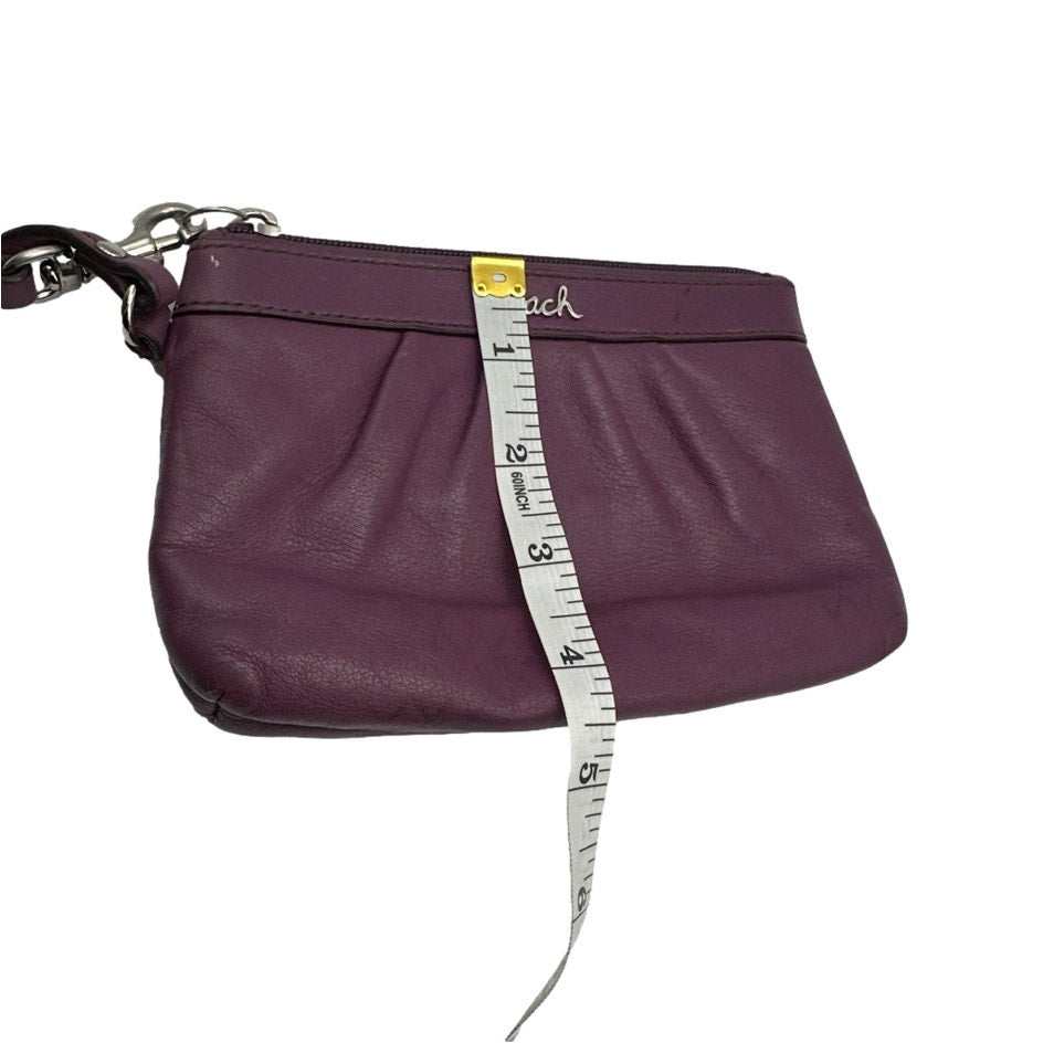 COACH Purple Wristlet