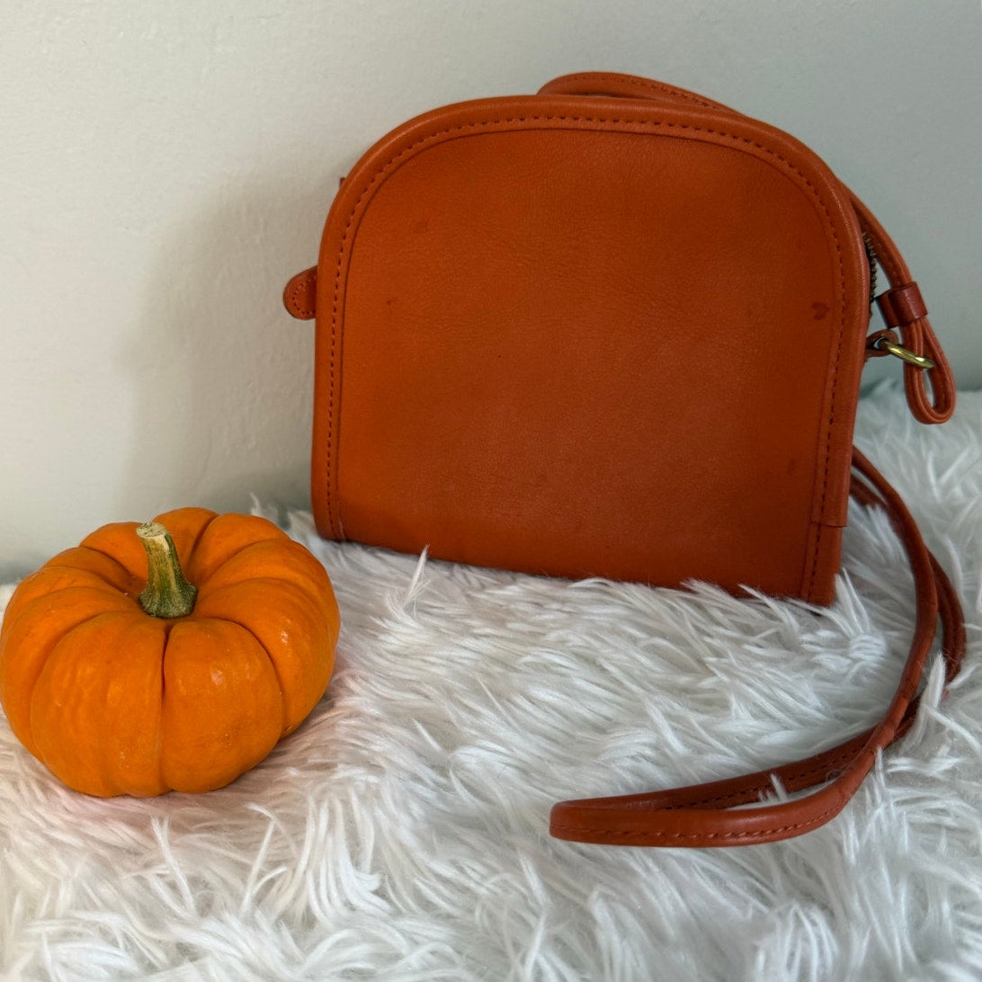 Vintage COACH Tangerine Abbie Bag 9017