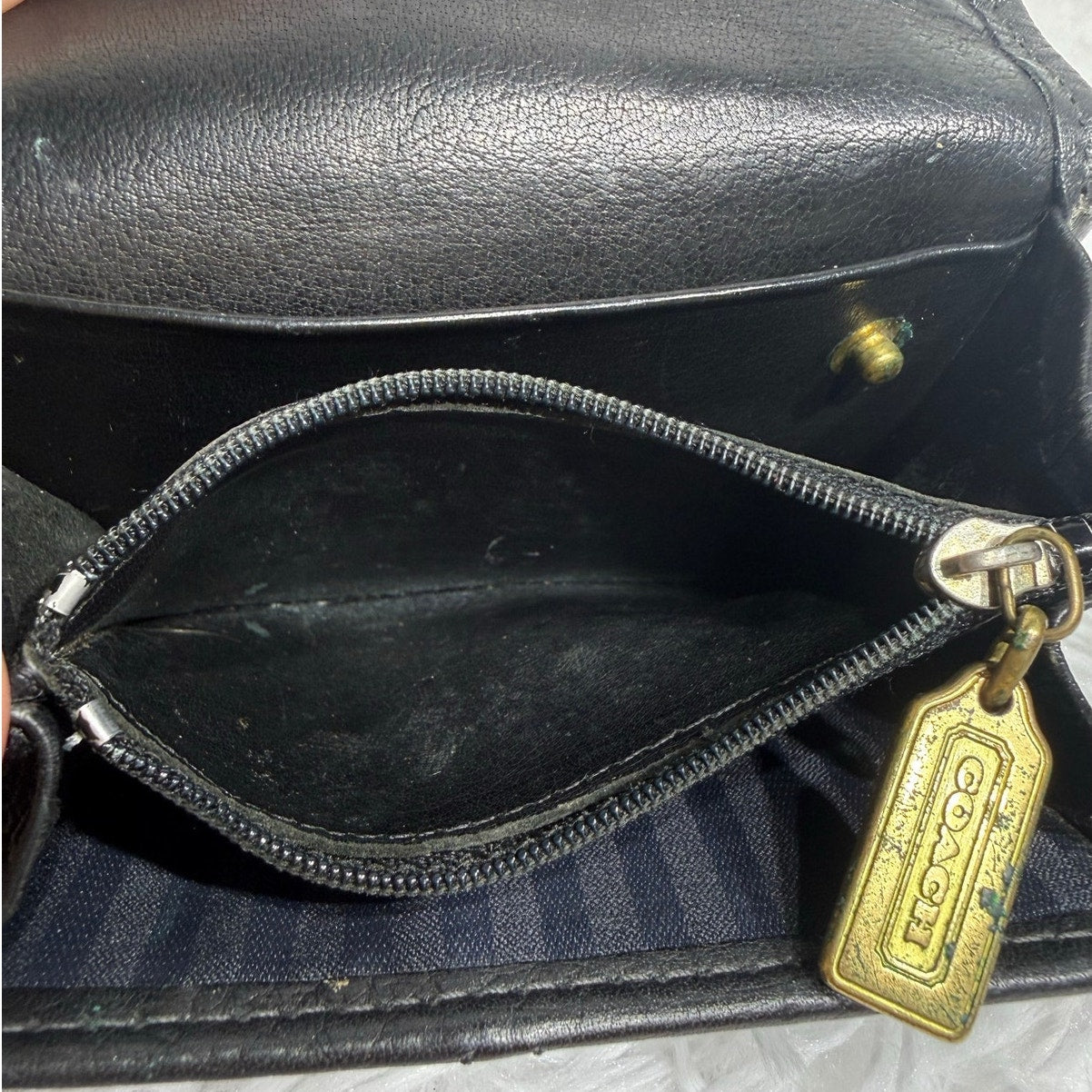 Vintage Coach Black Multi-function 4974 Wallet