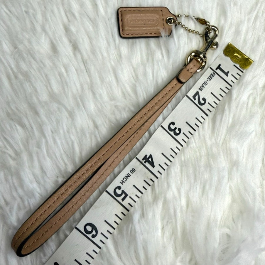 1" Coach Hangtag Tag Hang Tag Fob and Replacement Wristlet Strap