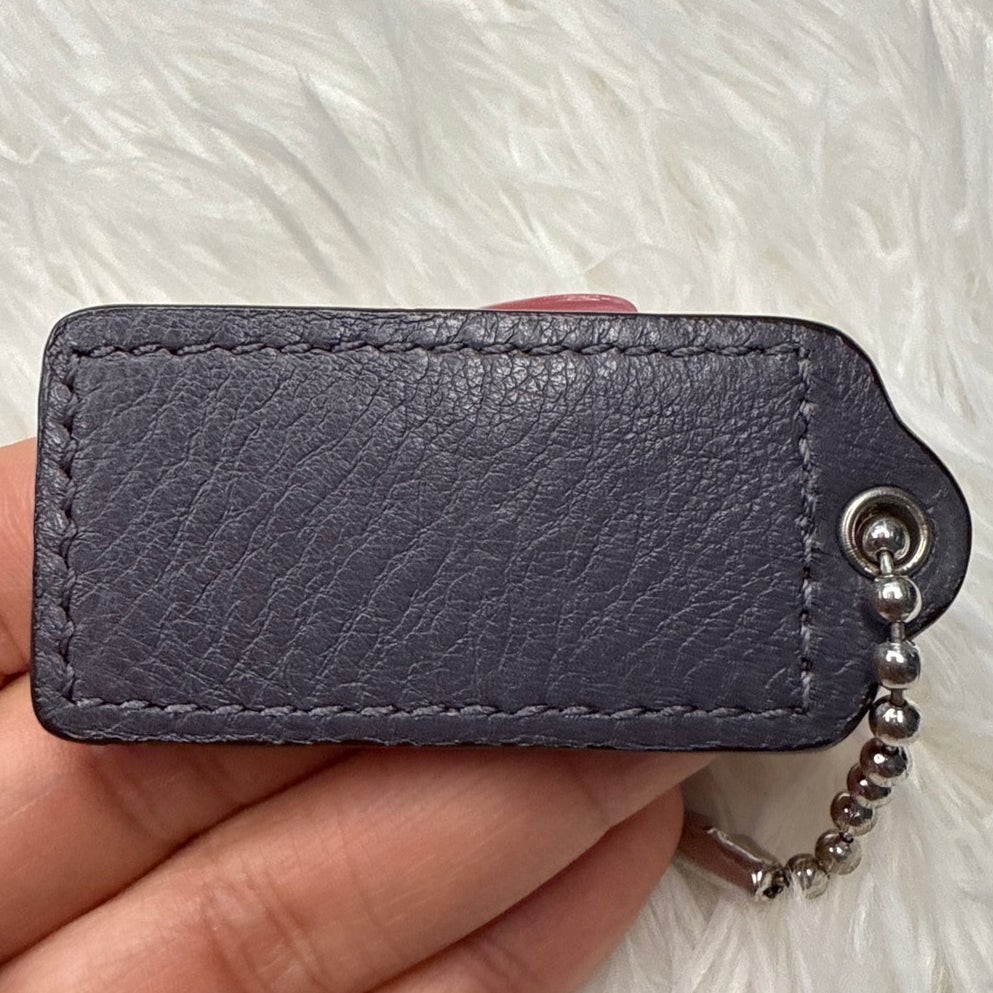 2" COACH Fob Bag Charm Hang tag Hangtag