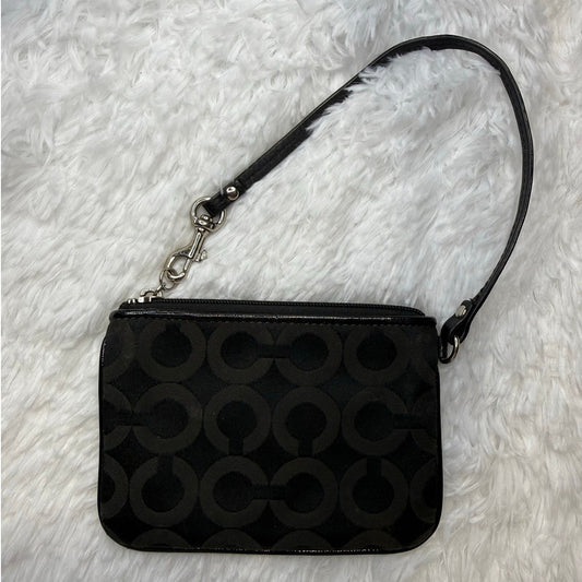 Coach Black Wristlet