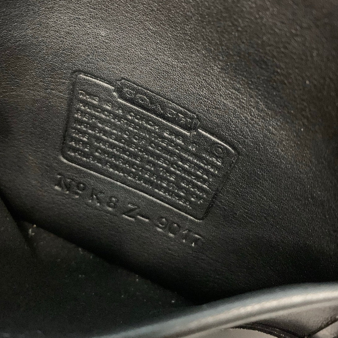 Vintage Coach Black Abbie Crossbody Bag 9017