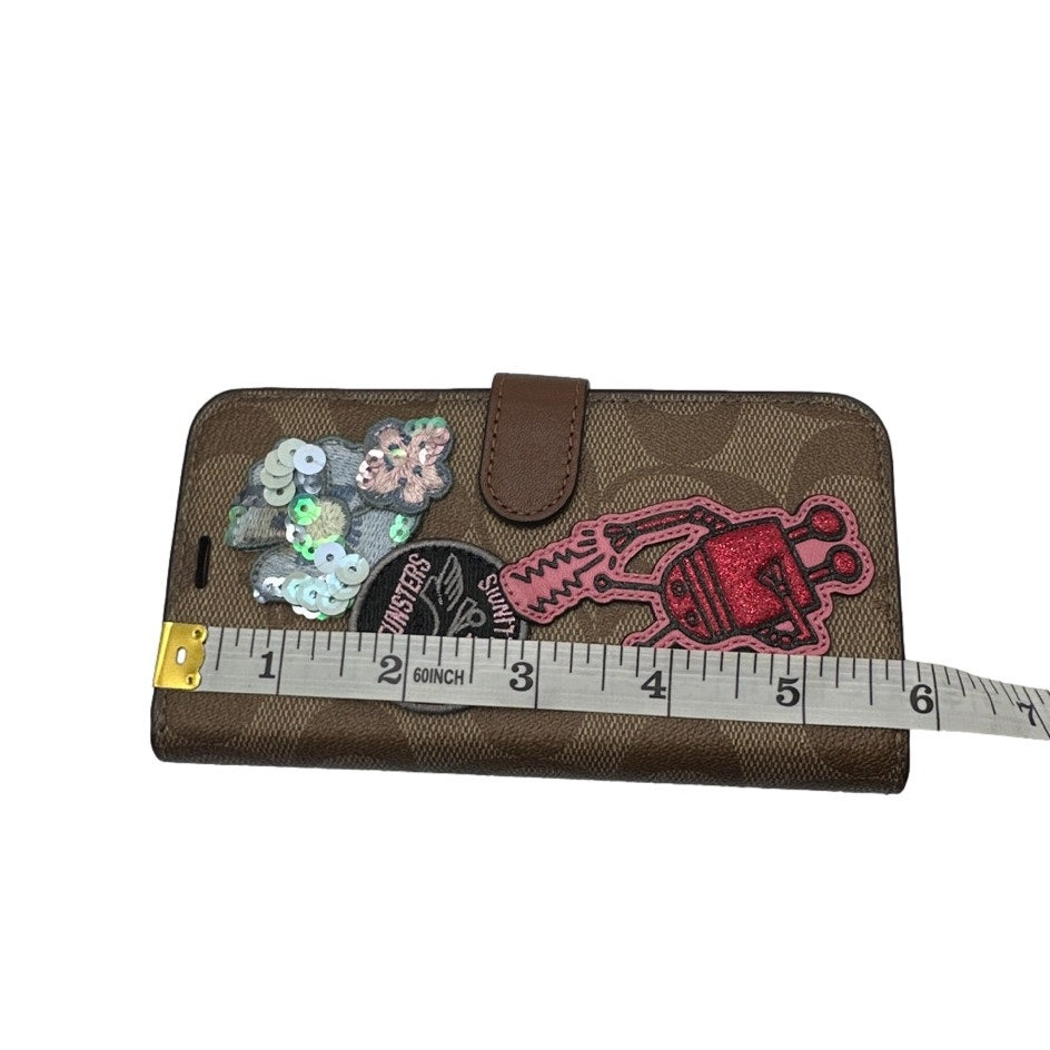 COACH Keith Harding Collection Phone Case with Card Slots