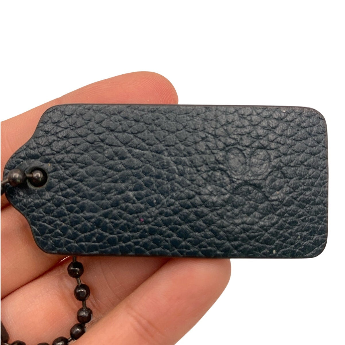 2" COACH Dog Paw Fob Bag Charm Hang tag Hangtag