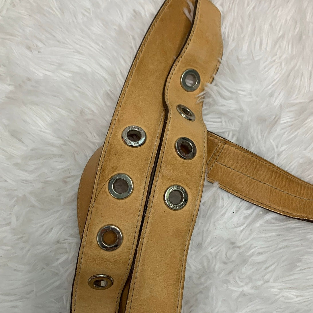 COACH Tan Crossbody Shoulder Strap