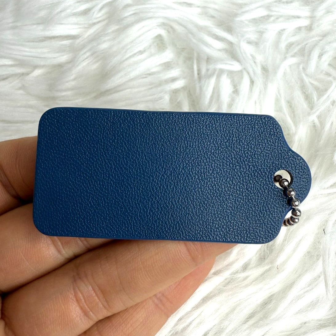 2" COACH Fob Bag Charm Hang tag Hangtag