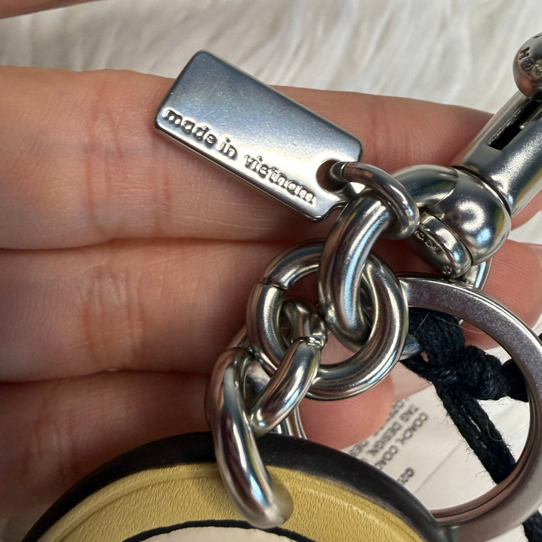 NWT Coach X Peanuts Charlie Brown Bag Charm