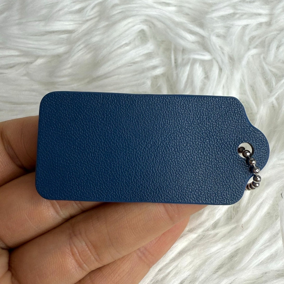 2" COACH Fob Bag Charm Hang tag Hangtag
