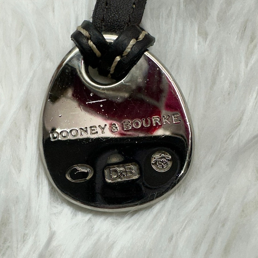 Vintage DOONEY & BOURKE y2k Brown Green Bag Charm Key Fob