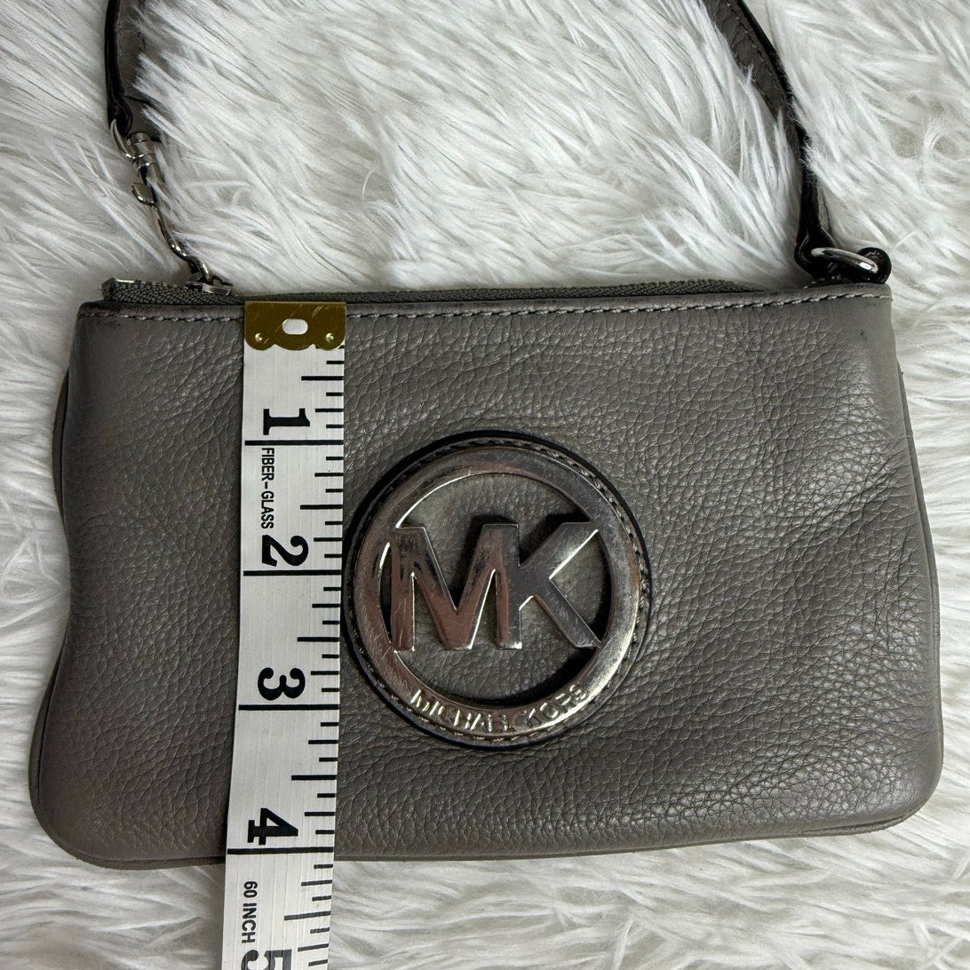 SALE Michael Kors Gray Wristlet