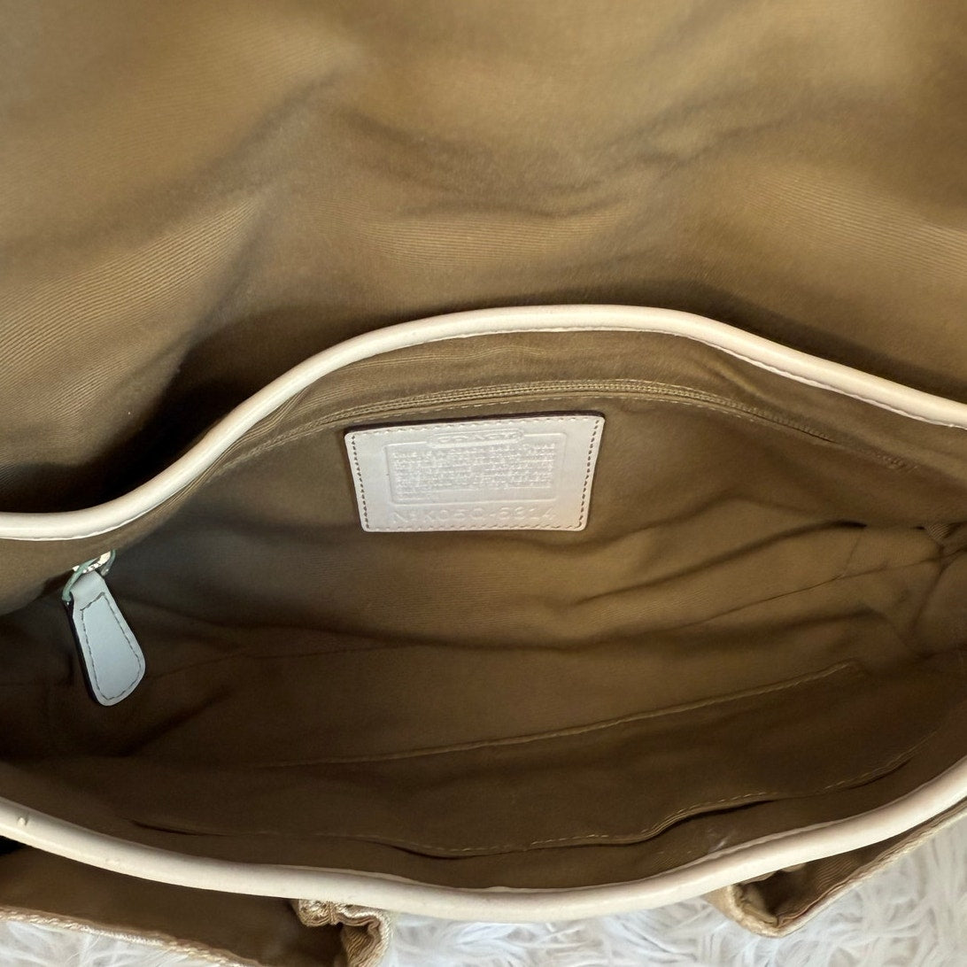 y2k COACH Vintage 6314 Soho Flap Buckle Shoulder Bag