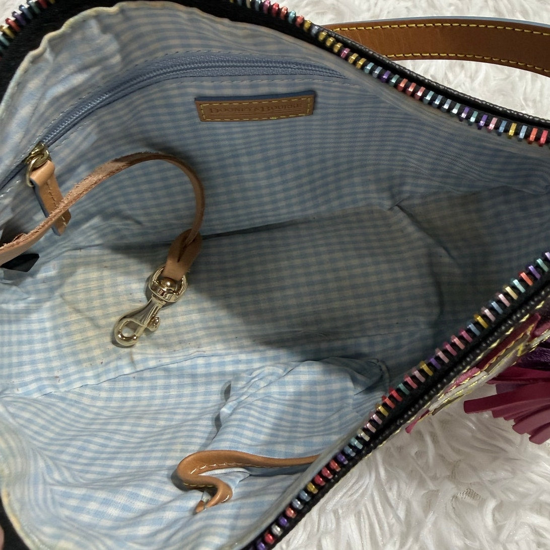 y2k DOONEY & BOURKE Vintage Lindsey Lohan " 1 " Limited Edition Shoulder bag