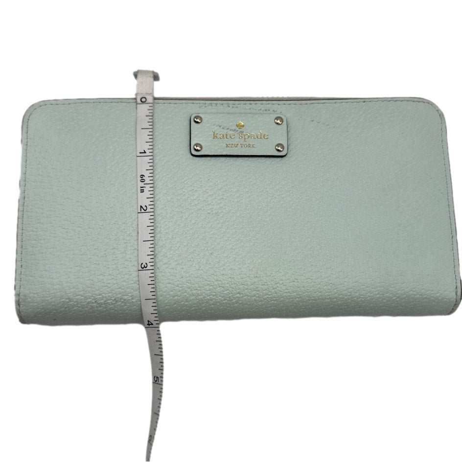 KATE SPADE New York Mint Green Zip Around Wallet