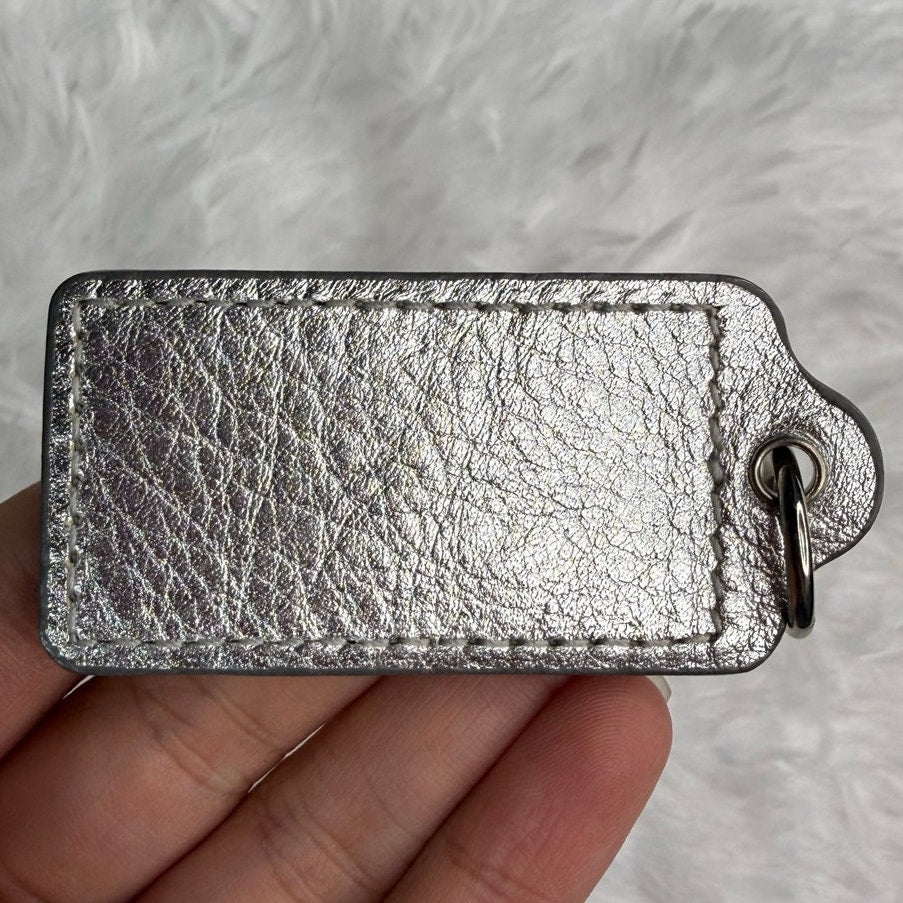 2" COACH Fob Bag Charm Hang tag Hangtag