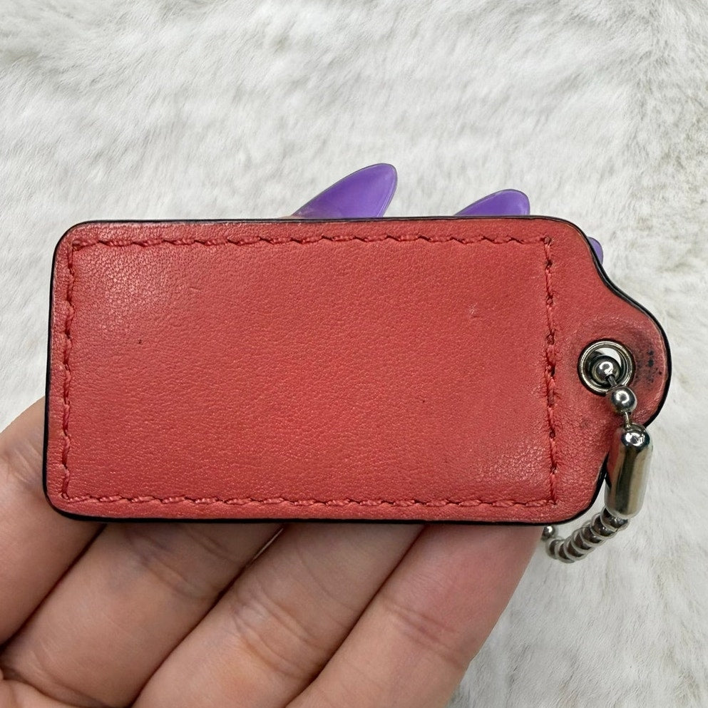 2" COACH Fob Bag Charm Hang tag Hangtag