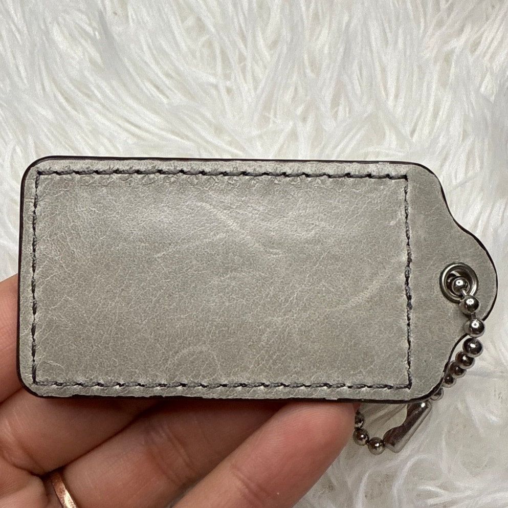 2.5" COACH Fob Bag Charm Hang tag Hangtag