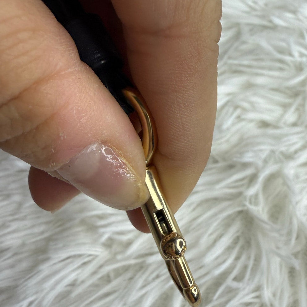 COACH Navy Brown Gold Replacement Strap