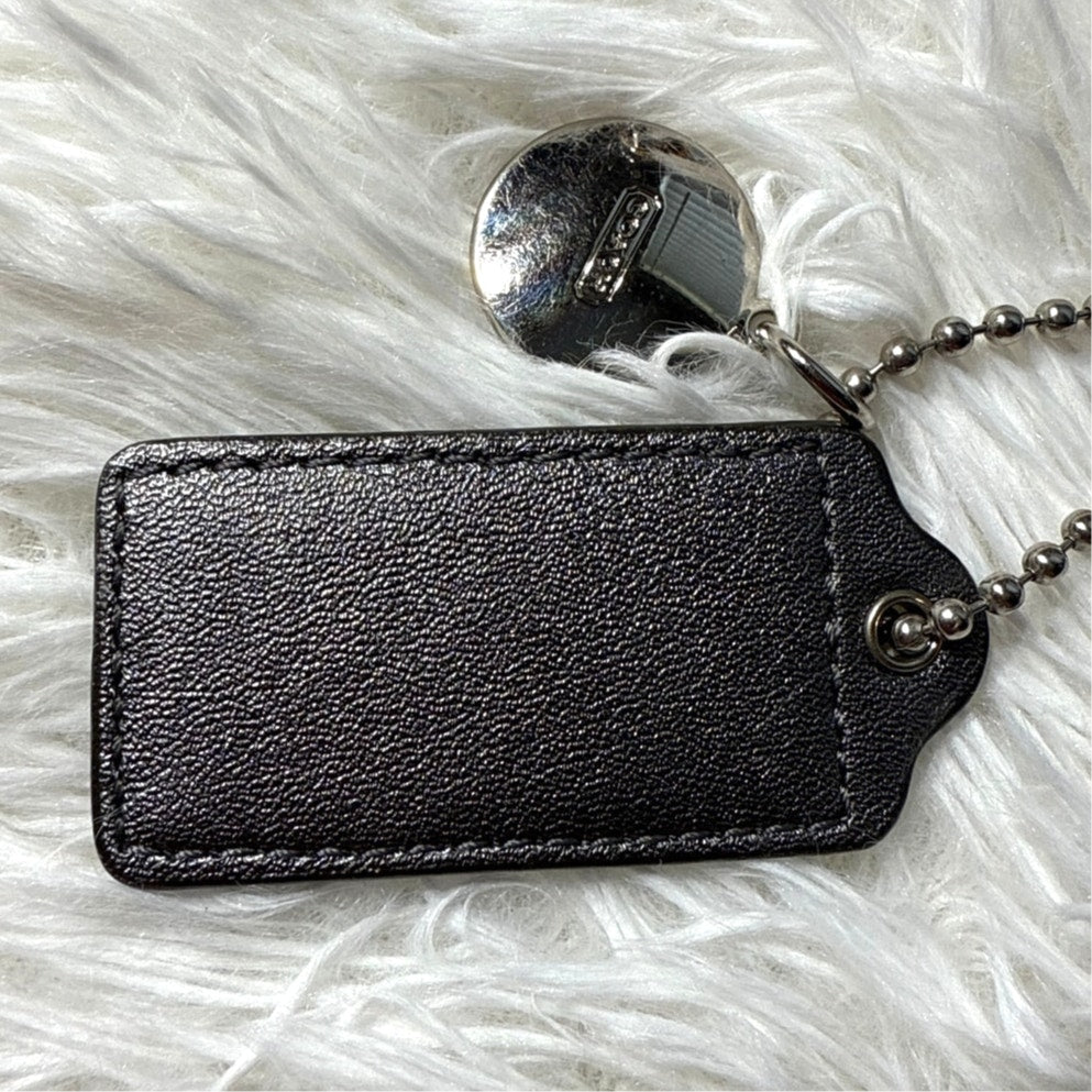 2” COACH Set of 2 Fob Bag Charm Hang tag Hangtag