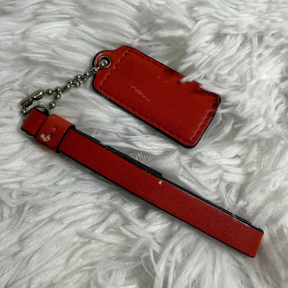 2" COACH Fob Bag Charm Hang tag Hangtag