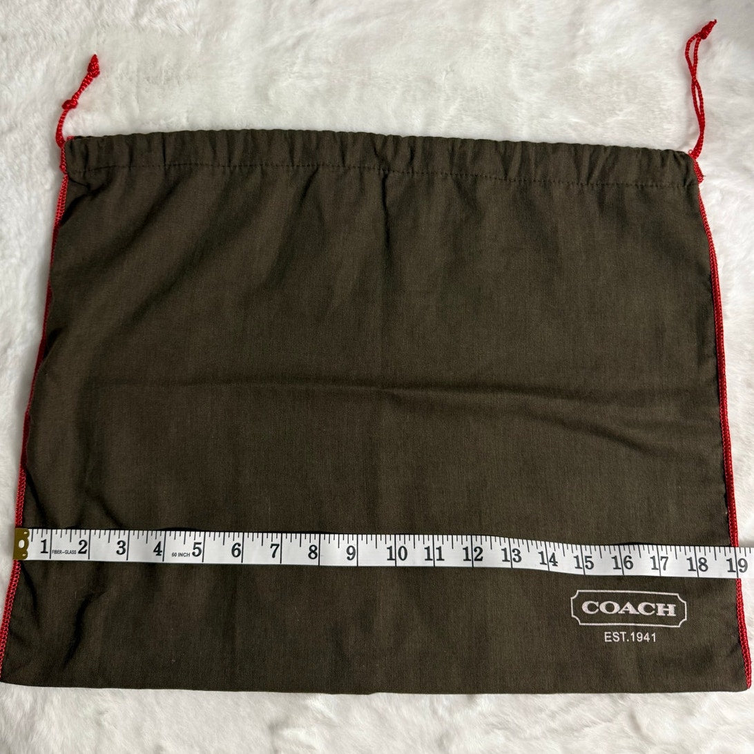 y2k COACH Vintage Brown Dust Bag