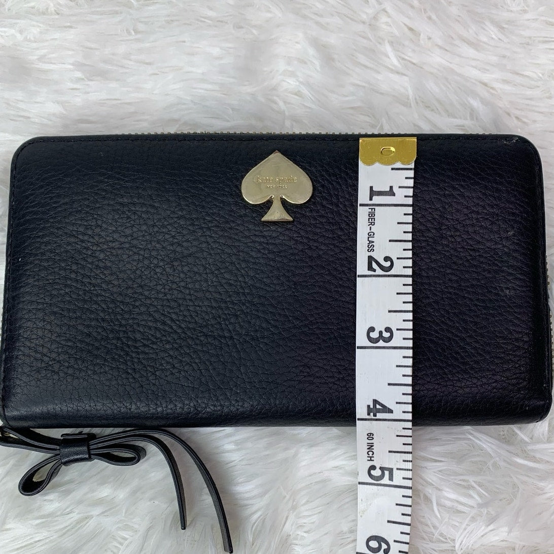 Kate Spade New York Black Leroy Street Stacy Wallet
