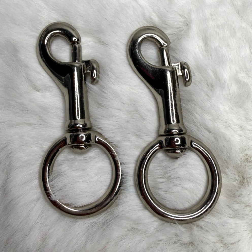 3/4" Natural Nickel Swivel Bolt Snap Nickel snap hooks