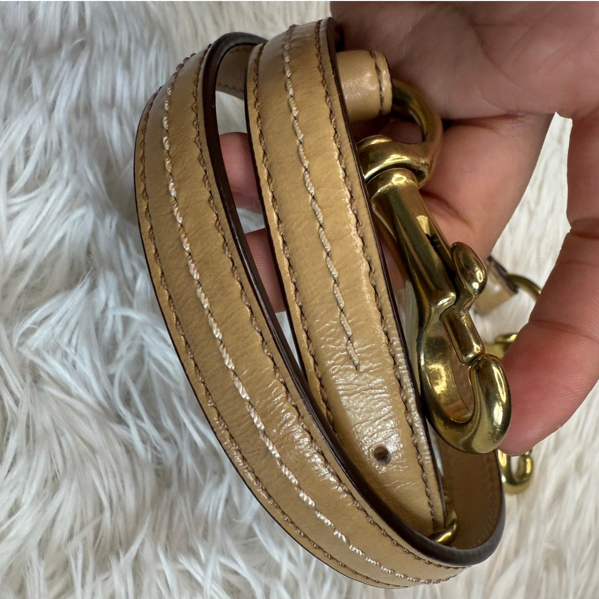 Coach Beige Replacement Strap