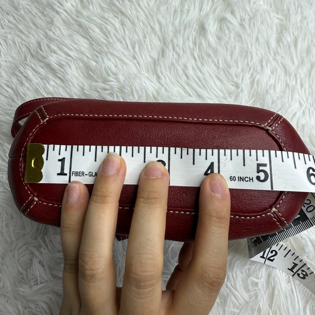 Vintage COACH y2k Red Demi Legacy Mini Duffle bag