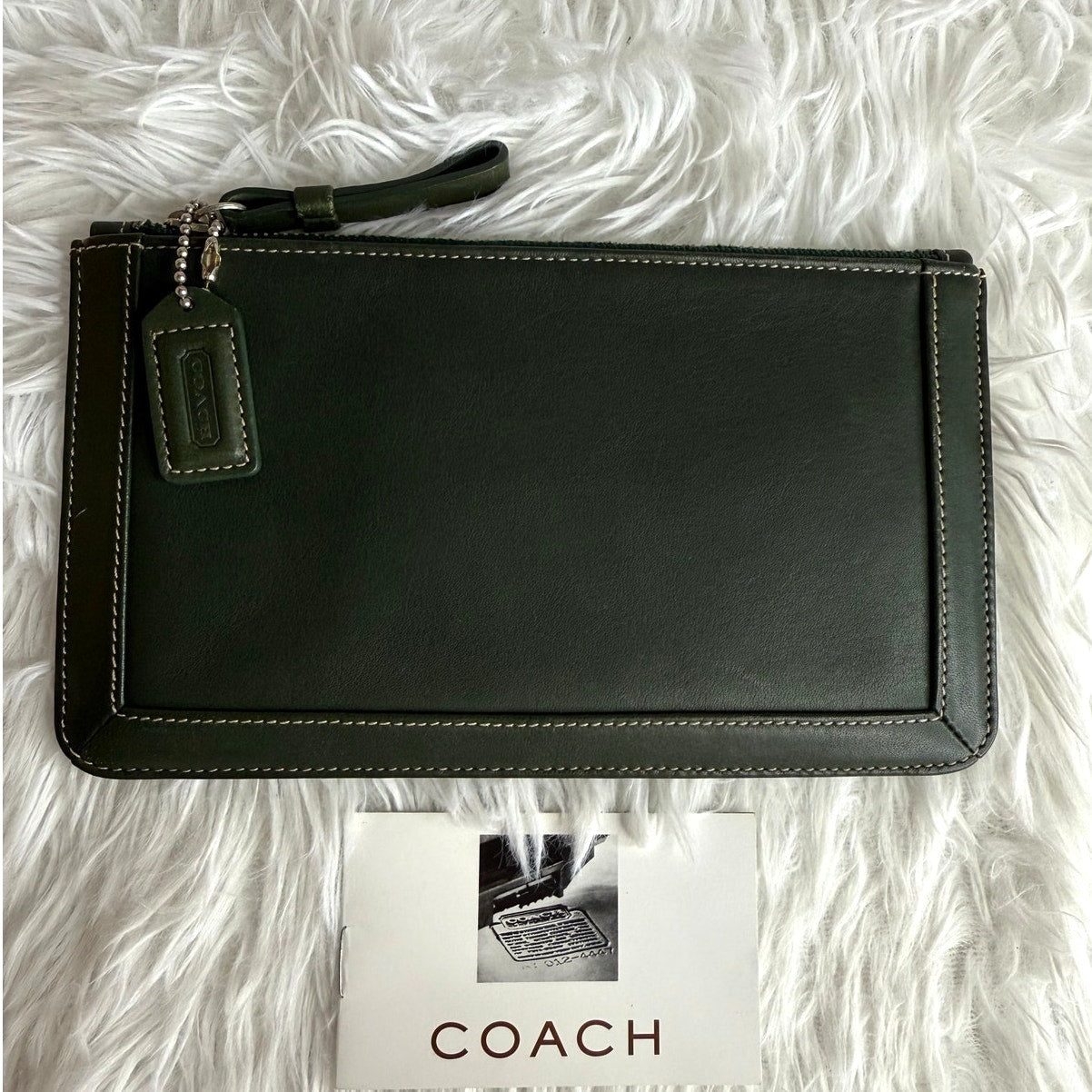 Vintage COACH y2k Slim Skinny Pouch Case