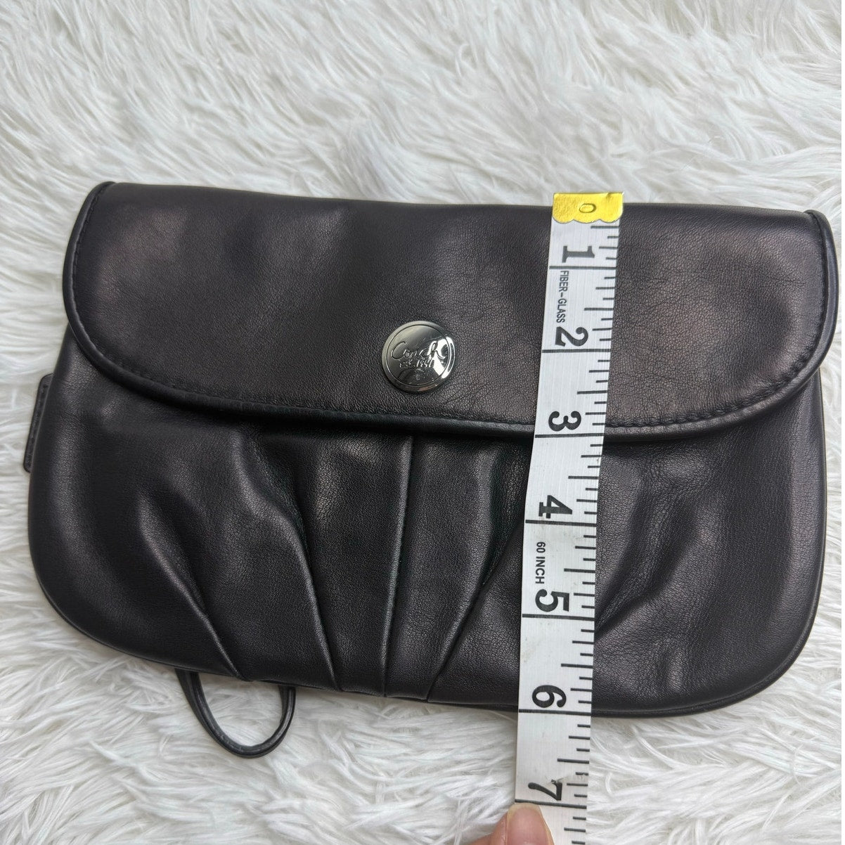COACH Ashley Black Large Wristlet