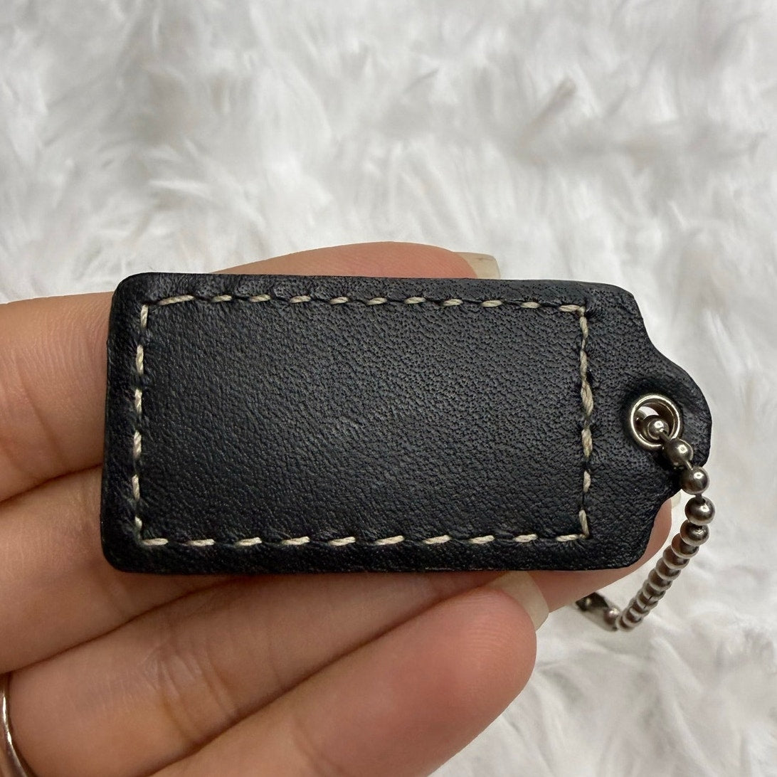 1.5" COACH Fob Bag Charm Hang tag Hangtag