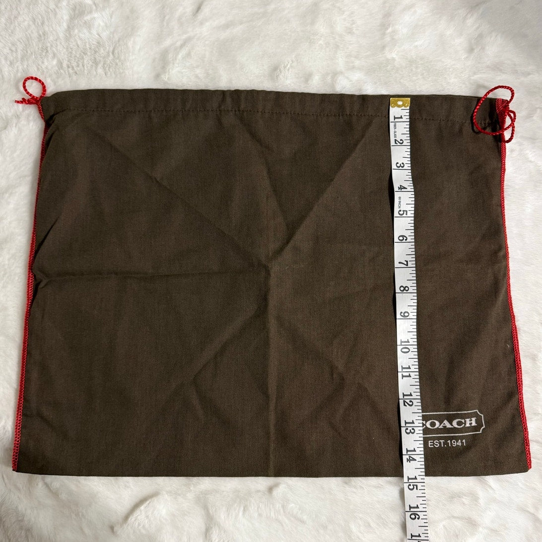 y2k COACH Brown Dust Bag