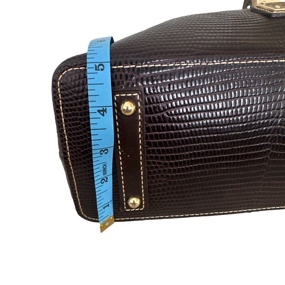 DOONEY & BOURKE Embossed Lizard Hobo Shoulder bag