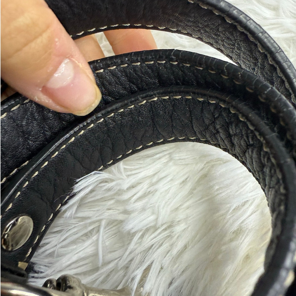 Black Patent Leather Replacement Strap