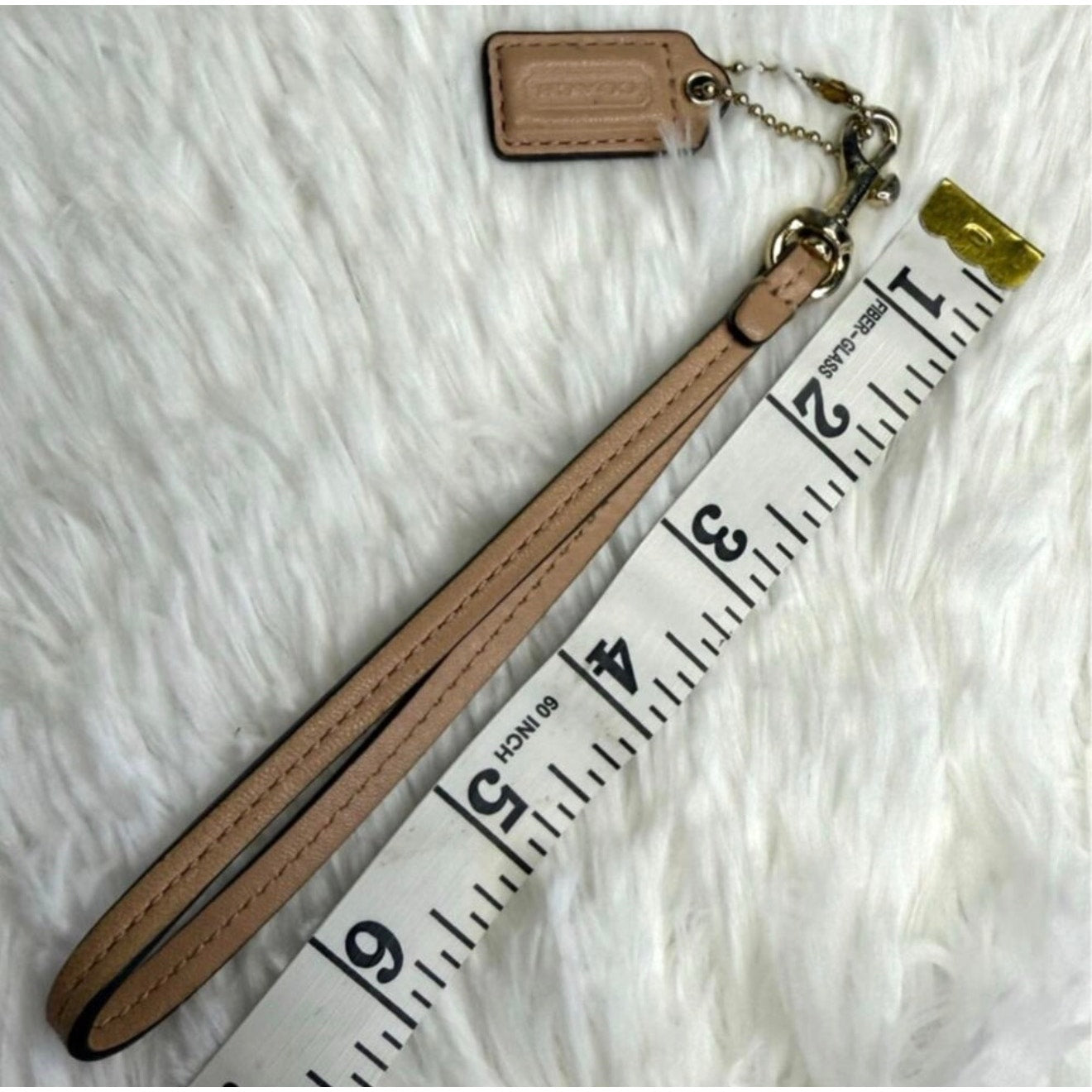 1" Coach Hangtag Tag Hang Tag Fob and Replacement Wristlet Strap
