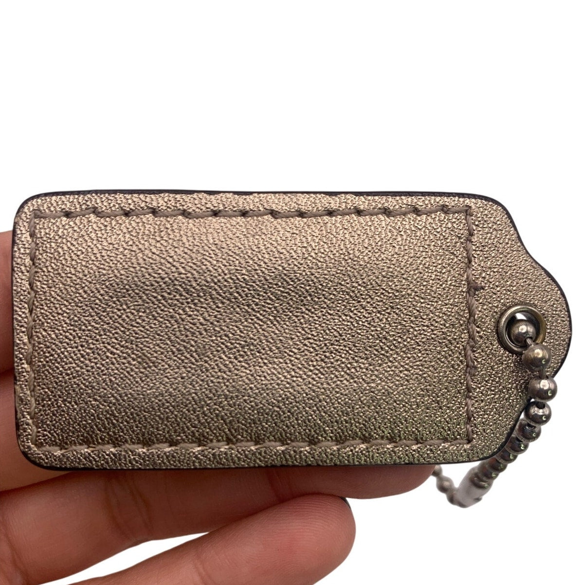 2" COACH Fob Bag Charm Hang tag Hangtag