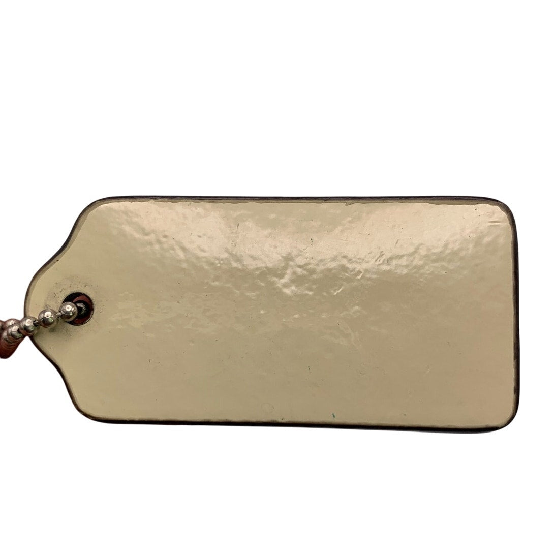 2" COACH Fob Bag Charm Hang tag Hangtag