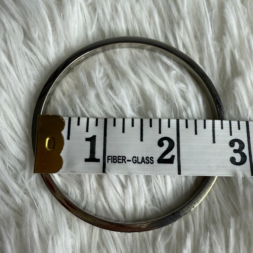 Coach Bangle Bracelet Silver Plated