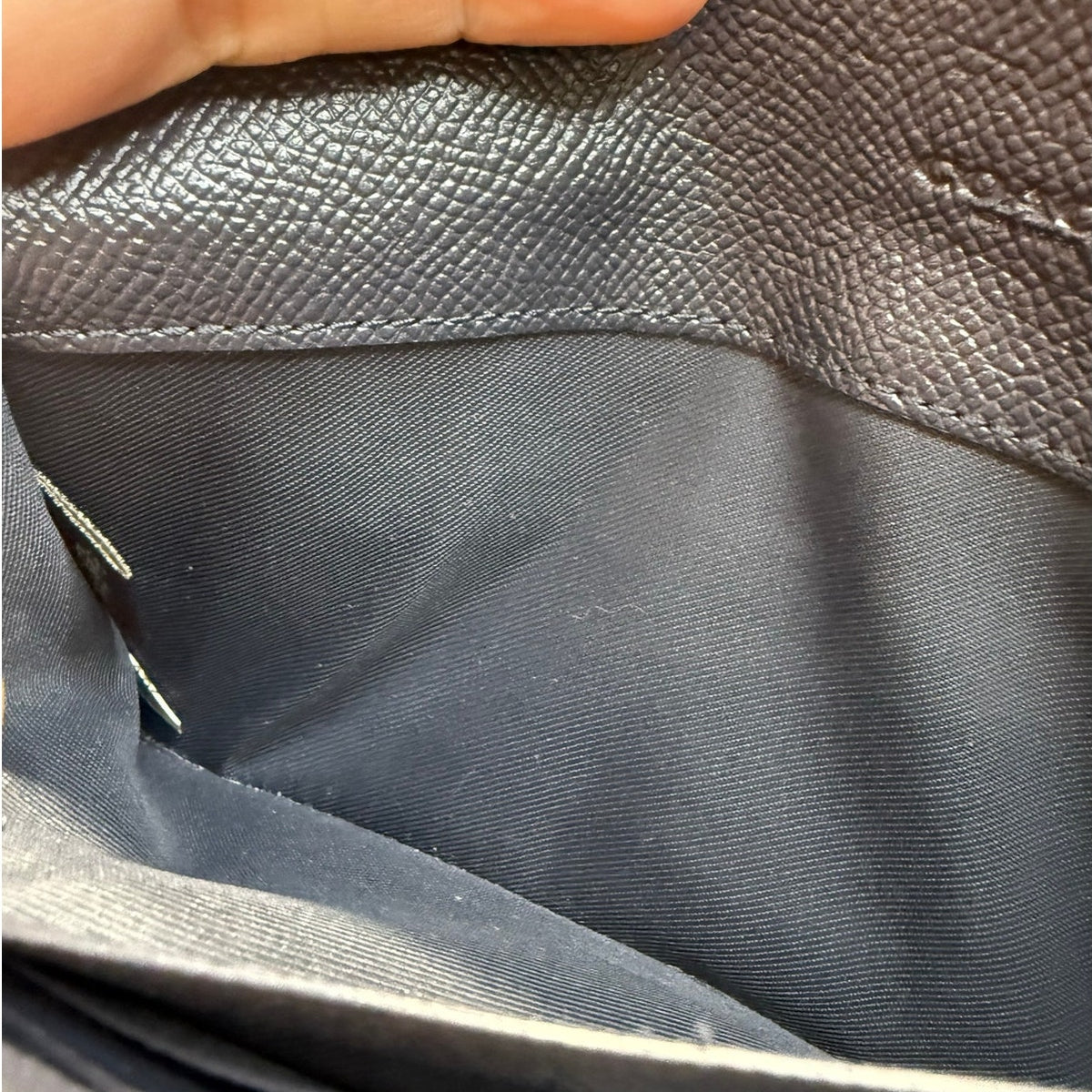 Coach Navy Glitter Wallet