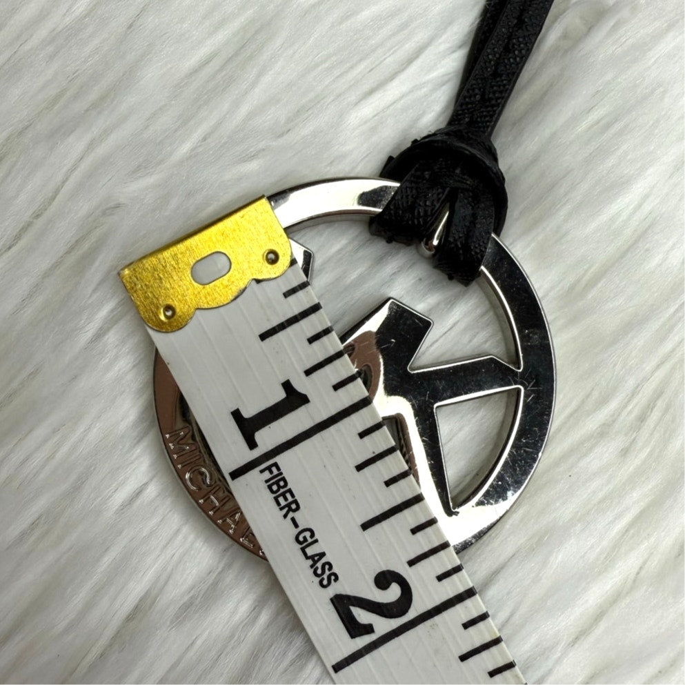 Michael Kors Silver Black Bag Charm
