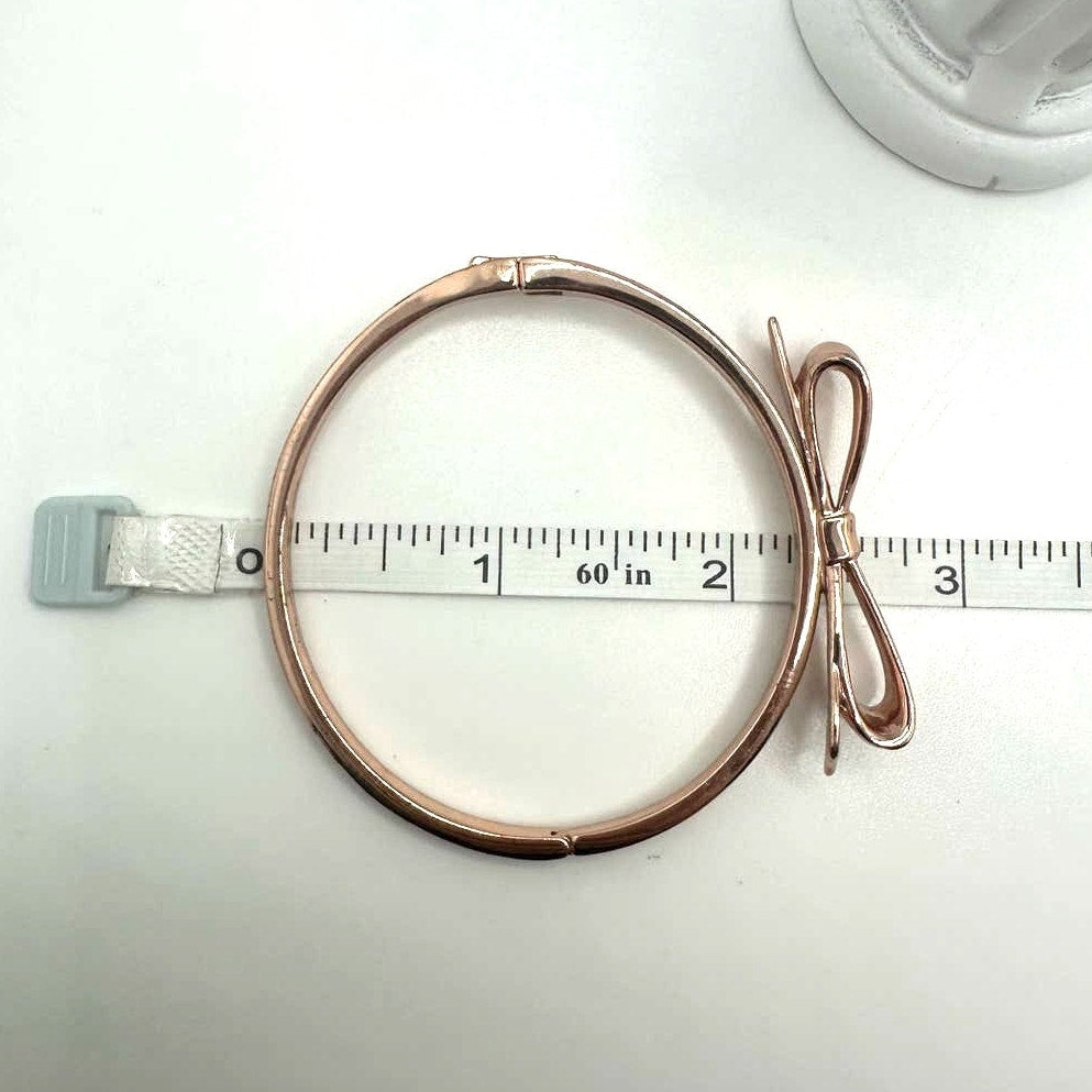 Kate Spade Gold Bow Hinged Bracelet