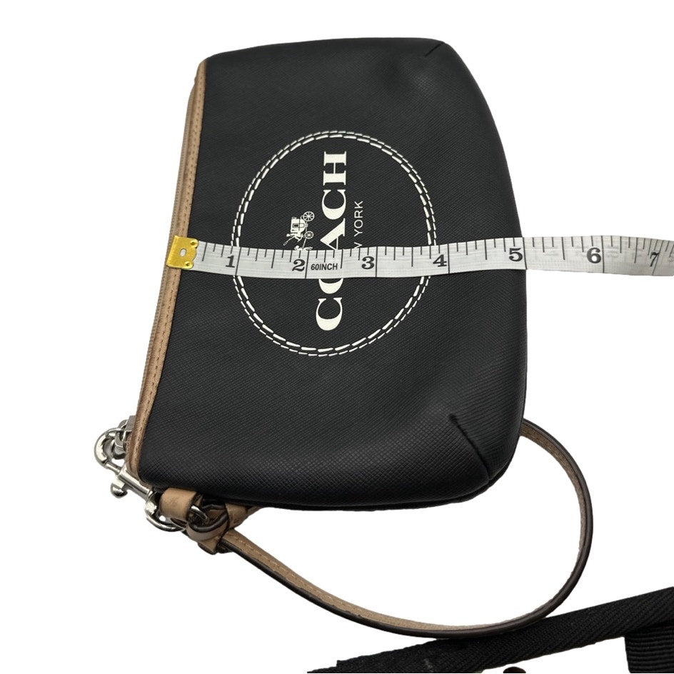 COACH Black Wristlet