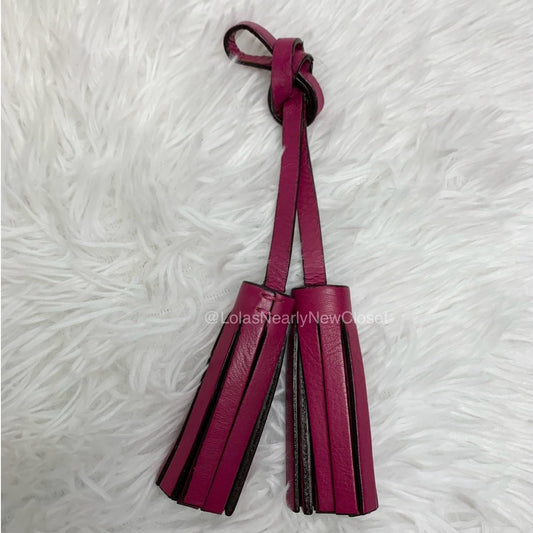 COACH Hot Pink Legacy Tassel