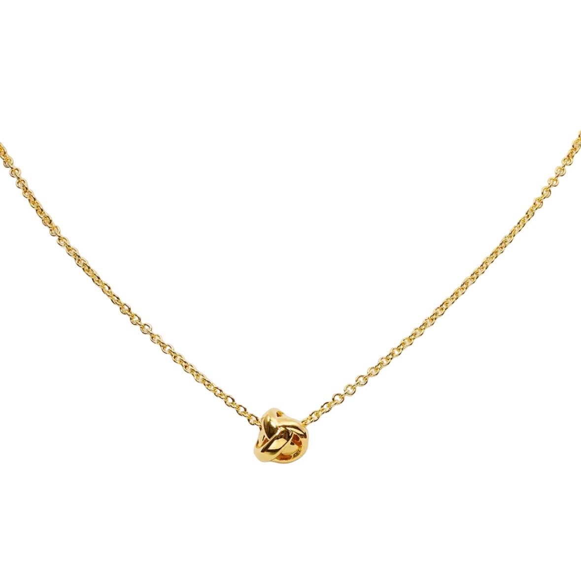 kate spade new york Dainty Sparklers Knot Pendant Necklace