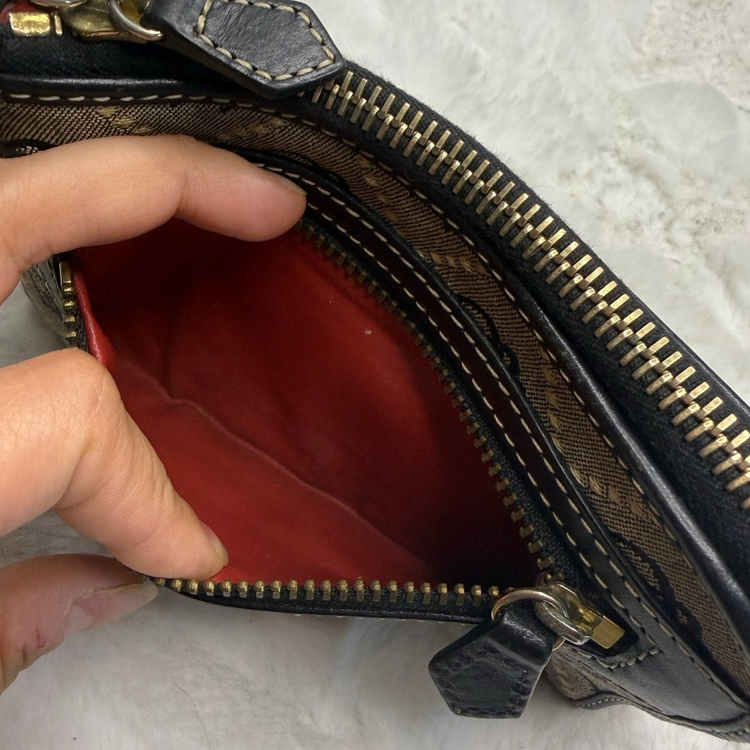 Vintage Dooney & Bourke Signature Wristlet
